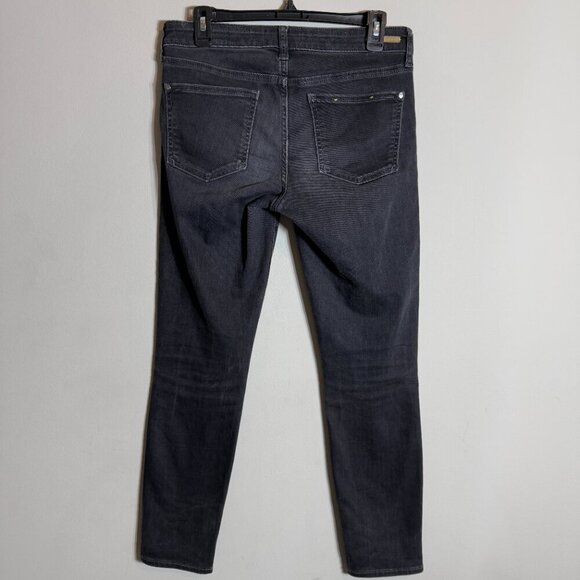 Anthropologie Pilcro and The Letterpress Stet Skinny Jeans Womens 27 Black Denim - Picture 8 of 16